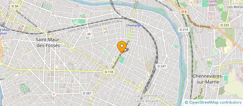 localisation de l'entreprise SCI TIM TUIL INVEST à SAINT-MAUR-DES-FOSSES