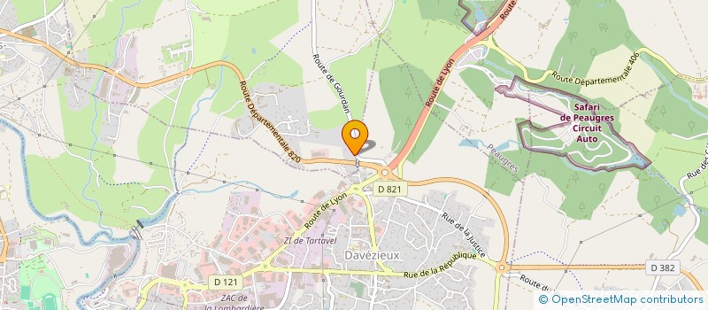 localisation de l'entreprise SCI TIM07  SAINT-CLAIR