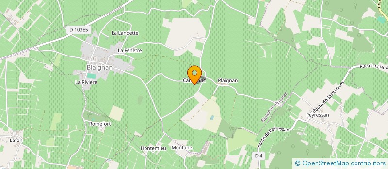 localisation de l'entreprise SCI TIMA  BLAIGNAN-PRIGNAC