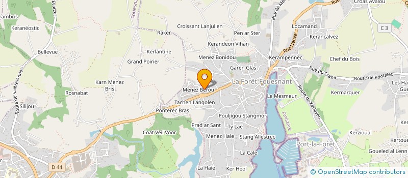 localisation de l'entreprise SCI TIMALO  LA FORET-FOUESNANT