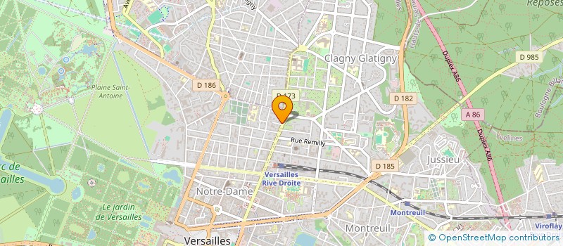 localisation de l'entreprise SCI TIMAN à VERSAILLES