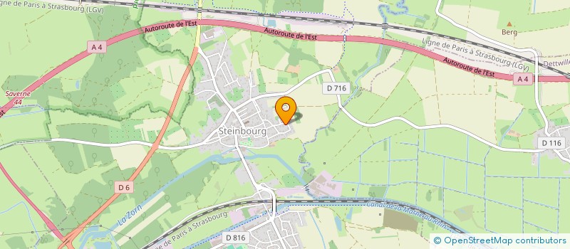 localisation de l'entreprise SCI TIMANOKINE  STEINBOURG