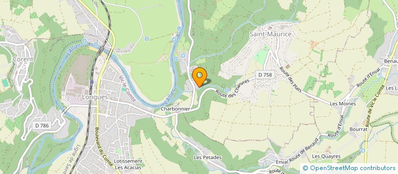 localisation de l'entreprise SCI TIMAT  SAINT-MAURICE