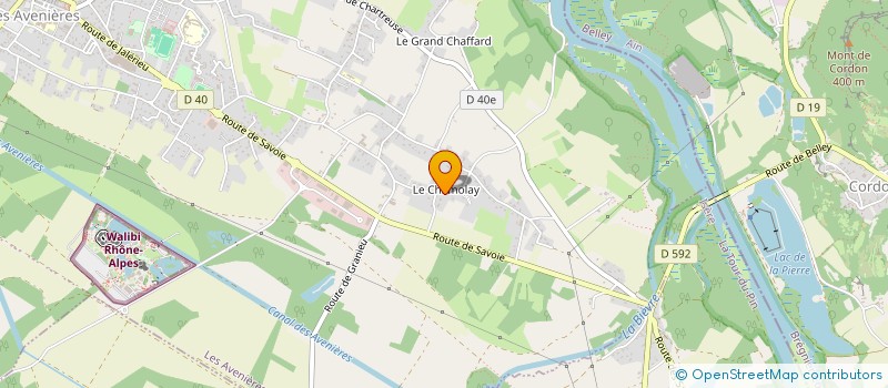 localisation de l'entreprise SCI TIMATIMMO  LES AVENIERES VEYRINS-THUELLIN