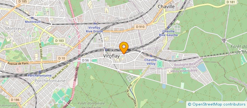 localisation de l'entreprise SCI TIMAUR  VIROFLAY