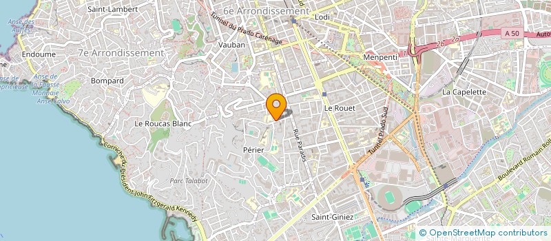 localisation de l'entreprise SCI TIMAUVA à MARSEILLE
