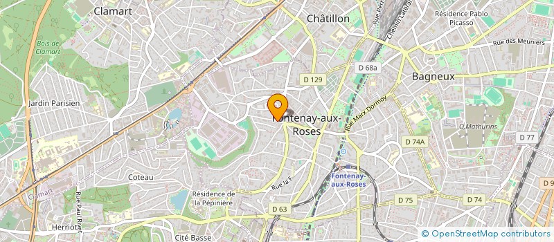 localisation de l'entreprise SCI TIMBY à FONTENAY-AUX-ROSES