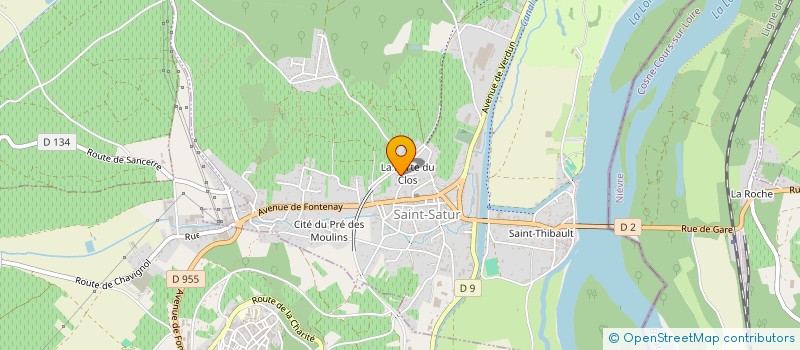 localisation de l'entreprise SCI TIMCO  SAINT-SATUR