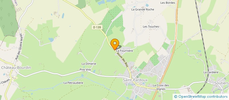 localisation de l'entreprise SCI TIMDEL  SAINT-PARDOUX-SOUTIERS