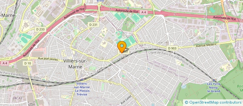 localisation de l'entreprise SCI TIMEL  VILLIERS-SUR-MARNE