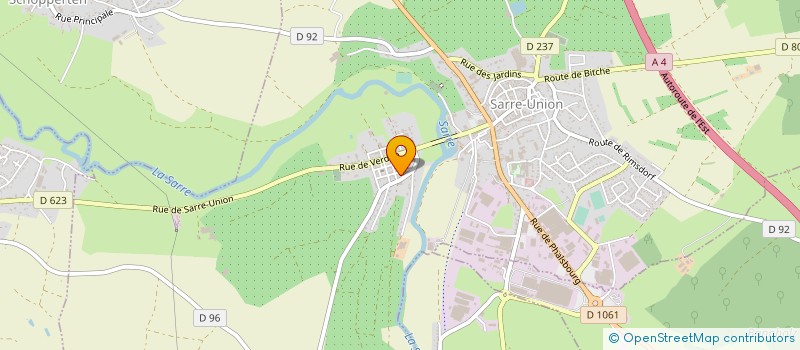 localisation de l'entreprise SCI TIMELIO  SARREWERDEN