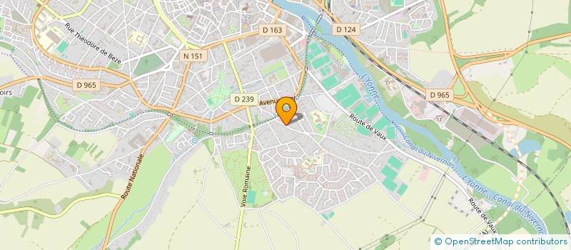 localisation de l'entreprise SCI TIMELO à AUXERRE