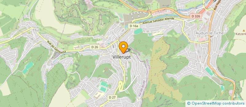 localisation de l'entreprise SCI TIMER  VILLERUPT