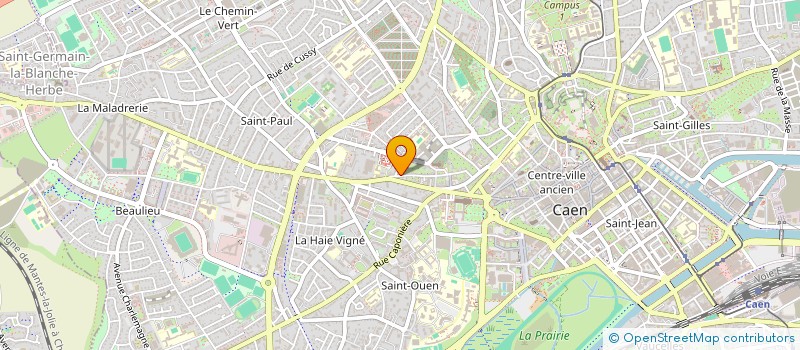 localisation de l'entreprise SCI TIMEROLIGUI à CAEN