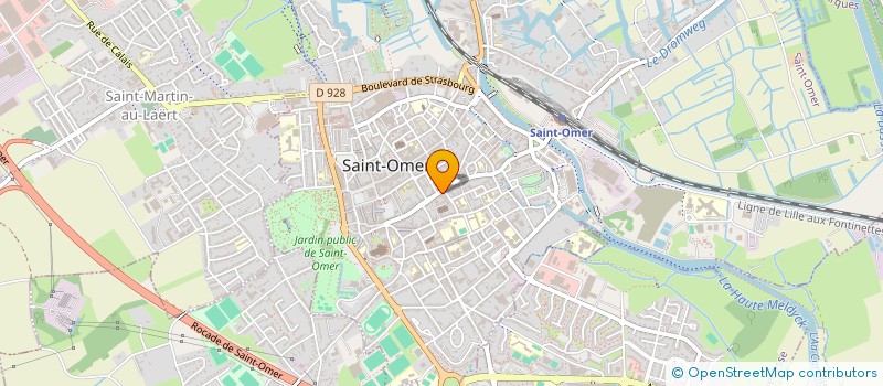 localisation de l'entreprise SCI TIMES SQUARE  SAINT-OMER