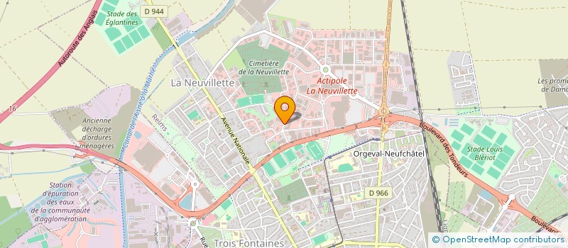 localisation de l'entreprise SCI TIMETTE  REIMS