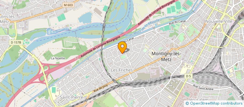 localisation de l'entreprise SCI TIMGAD 2 à MONTIGNY-LES-METZ