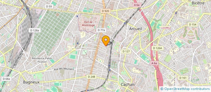 localisation de l'entreprise SCI TIMGAD  ARCUEIL