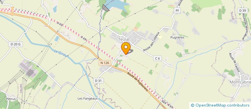 localisation de l'entreprise SCI TIMIA  TEULAT