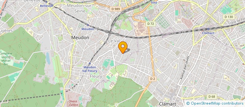 localisation de l'entreprise SCI TIMIA à MEUDON