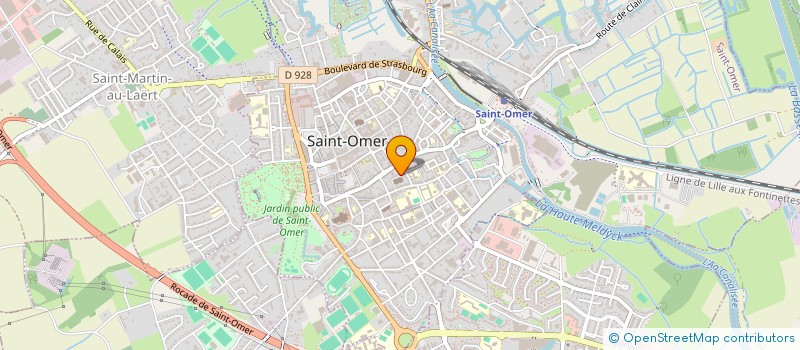 localisation de l'entreprise SCI TIMMERMAN  SAINT-OMER