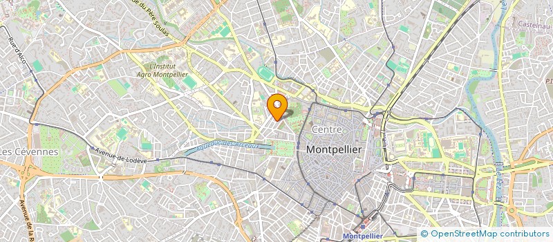 localisation de l'entreprise SCI TIMOR à MONTPELLIER