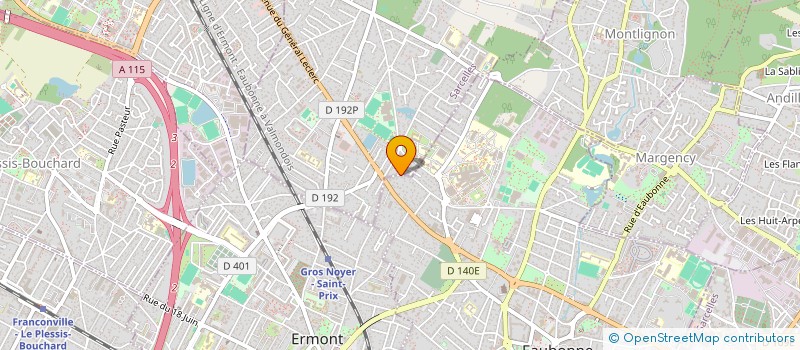 localisation de l'entreprise SCI TIMOTHE à SAINT-PRIX