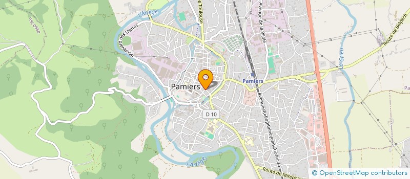 localisation de l'entreprise SCI TIMOTHEE à PAMIERS