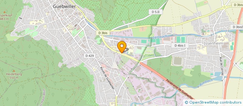 localisation de l'entreprise SCI TIMOTHEE  GUEBWILLER