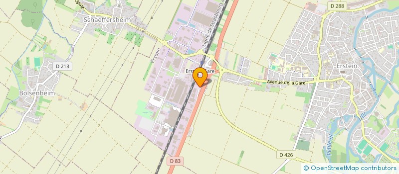 localisation de l'entreprise SCI TIMOUR DR  ERSTEIN