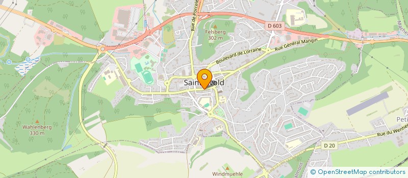 localisation de l'entreprise SCI TIMS IMMO 2  SAINT-AVOLD