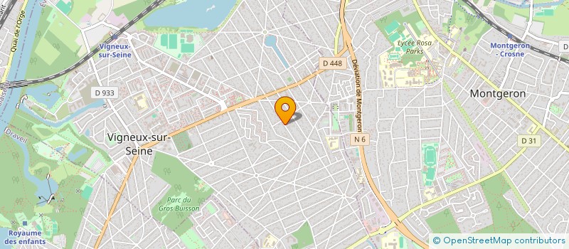 localisation de l'entreprise SCI TIMU  VIGNEUX-SUR-SEINE