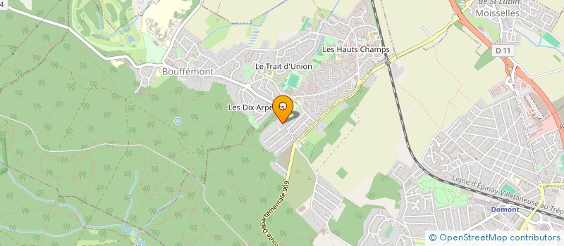 localisation de l'entreprise SCI TIMY  DOMONT