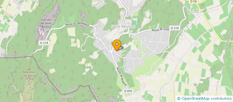 localisation de l'entreprise SCI TIMY  SAINT-RESTITUT