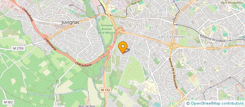 localisation de l'entreprise SCI TINA  MONTPELLIER