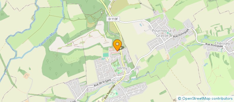 localisation de l'entreprise SCI TINA  VERNY