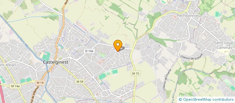 localisation de l'entreprise SCI TINA  CASTELGINEST