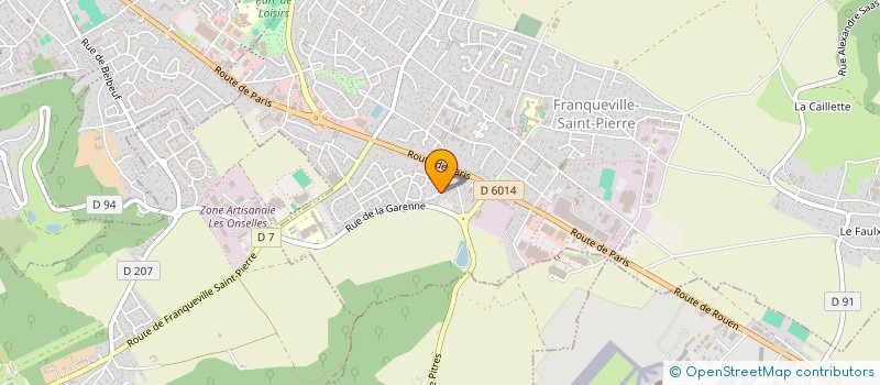 localisation de l'entreprise SCI TINA  FRANQUEVILLE-SAINT-PIERRE