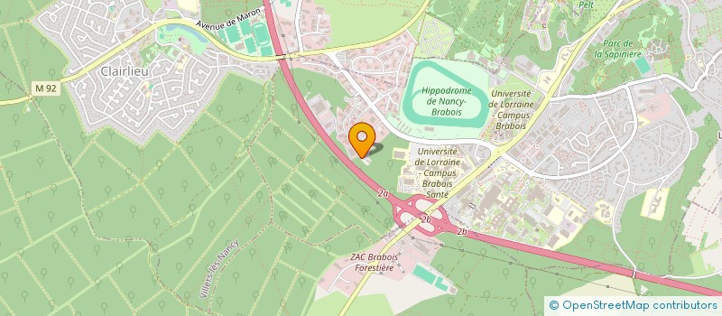 localisation de l'entreprise SCI TINA  VANDUVRE-LES-NANCY