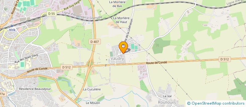 localisation de l'entreprise SCI TINA  VIRE-NORMANDIE