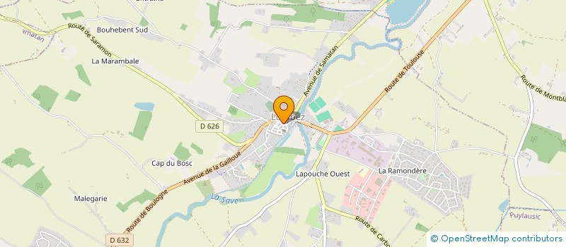 localisation de l'entreprise SCI TINAL  LOMBEZ