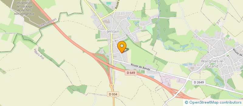 localisation de l'entreprise SCI TINES à JENLAIN
