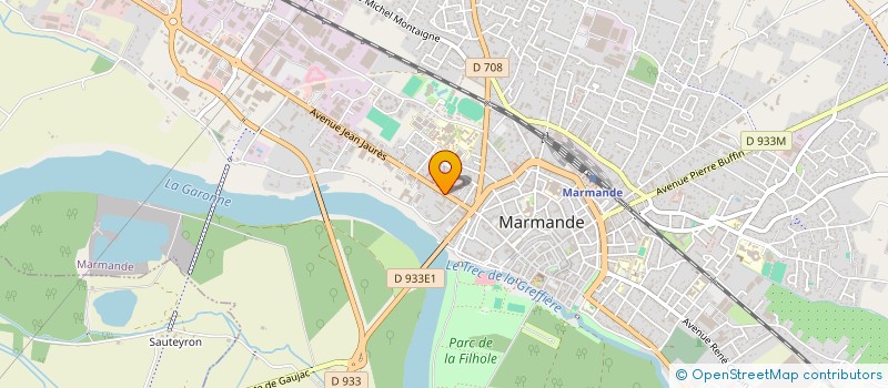 localisation de l'entreprise SCI TINET  MARMANDE