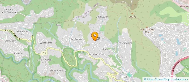 localisation de l'entreprise SCI TINEVADA  BIOT