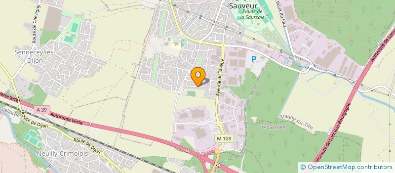 localisation de l'entreprise SCI TINGA  CHEVIGNY-SAINT-SAUVEUR