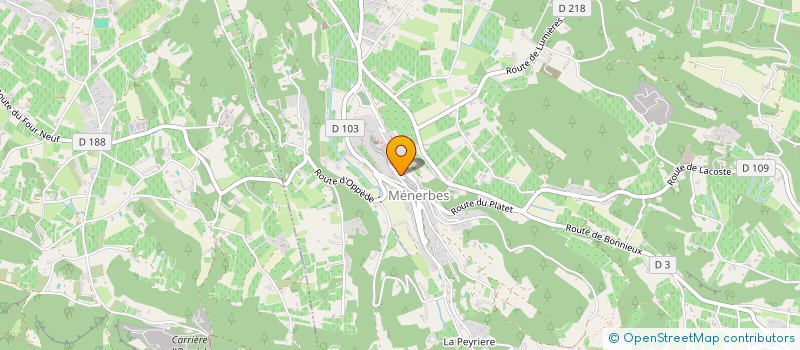 localisation de l'entreprise SCI TINGRY  MENERBES