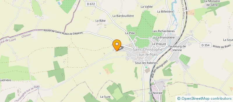 localisation de l'entreprise SCI TINI  SAINT-CHRISTOPHE-SUR-LE-NAIS