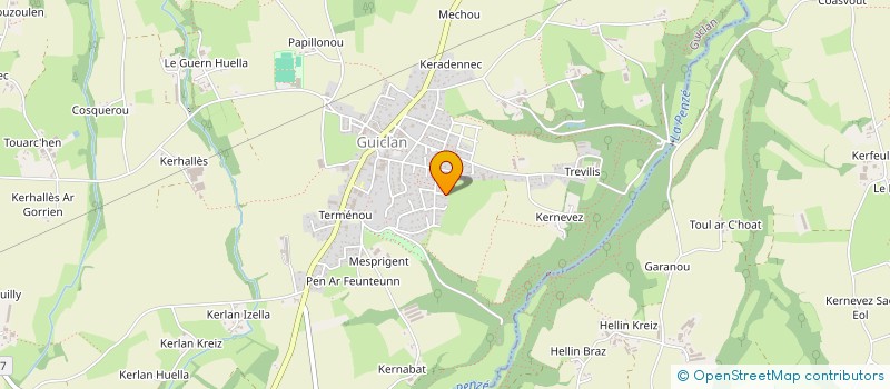 localisation de l'entreprise SCI TINIMIC  GUICLAN