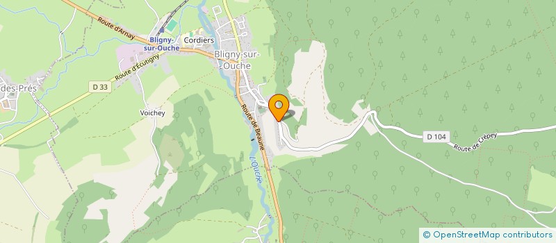 localisation de l'entreprise SCI TINIX  BLIGNY-SUR-OUCHE