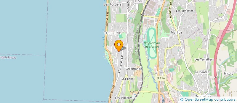 localisation de l'entreprise SCI TINKYS  TRESSERVE